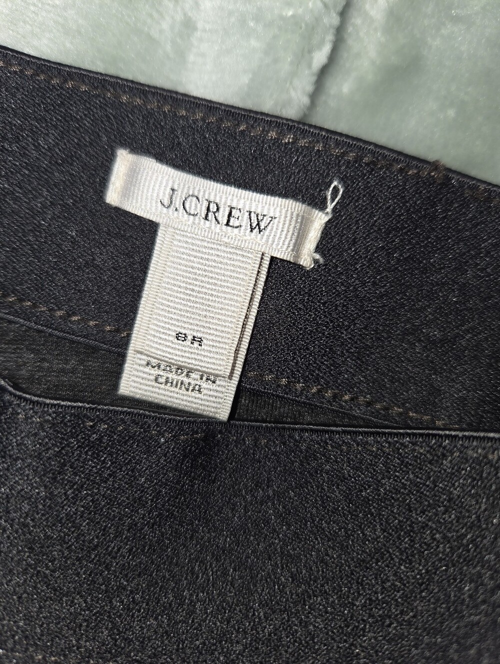 J. Crew Women's Dark Heathered Charcoal Legging - Picture 2 of 5